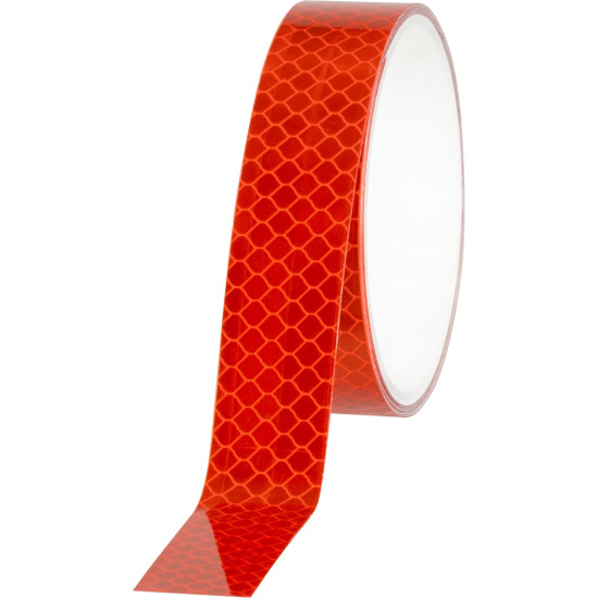 Tape Strend Pro, 25 mm, L-2 m, red, reflective