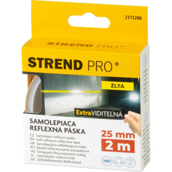 Lente Strend Pro, 25 mm, L-2 m, dzeltena, atstarojoša Lente Strend Pro, 25 mm, L-2 m, dzeltena, atstarojoša