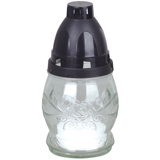 Grave lantern Grave, clear glass, 6-8 h, 25 g, height 13 cm, for the grave, packaging 10 pcs Grave lantern Grave, clear glass, 6-8 h, 25 g, height 13 cm, for the grave, packaging 10 pcs