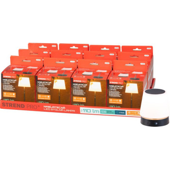 Lukturis Strend Pro NLTL-12-4746, Galds, Aptumšojams, Teleskopisks, LED 110m, 800 mAh, Uzlādējams, Sellbox 12 gab