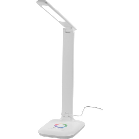 Настольная лампа Strend Pro, сенсорное управление, регулировка яркости, RGB, подсветка основания, 4 Вт, белый цвет