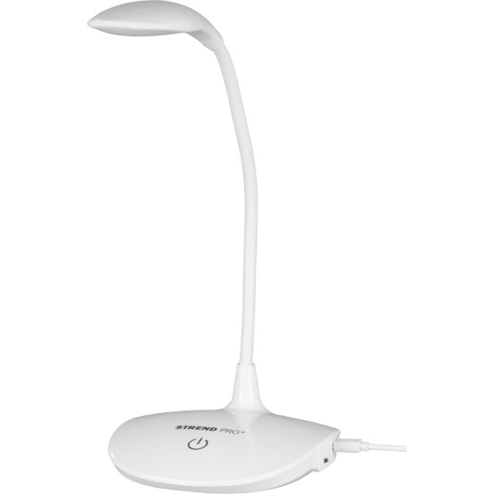Настольная лампа Strend Pro, LED, регулируемая яркость света, USB, 2 Вт, белая