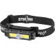 Strend Pro uz pieres stiprināms lukturis H3173, XPE+COB, 1200 mAh, USB uzlāde Strend Pro uz pieres stiprināms lukturis H3173, XPE+COB, 1200 mAh, USB uzlāde