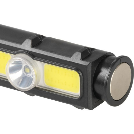 Strend Pro uz pieres stiprināms lukturis H3173, XPE+COB, 1200 mAh, USB uzlāde Strend Pro uz pieres stiprināms lukturis H3173, XPE+COB, 1200 mAh, USB uzlāde