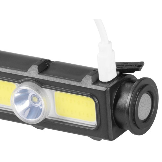 Strend Pro uz pieres stiprināms lukturis H3173, XPE+COB, 1200 mAh, USB uzlāde Strend Pro uz pieres stiprināms lukturis H3173, XPE+COB, 1200 mAh, USB uzlāde
