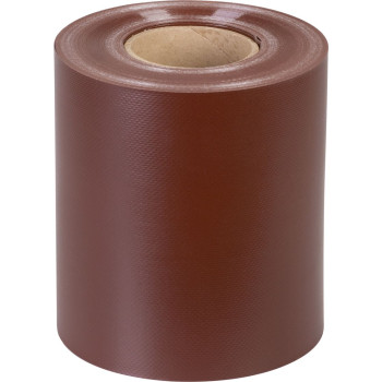 Лента Strend Pro EUROSTANDARD, 190 мм, L-35 м, экранирующая, махагоново-коричневая, покрывающая, для панелей забора, с 20 клипсами, 630 г/м2, ПВХ, RAL8016