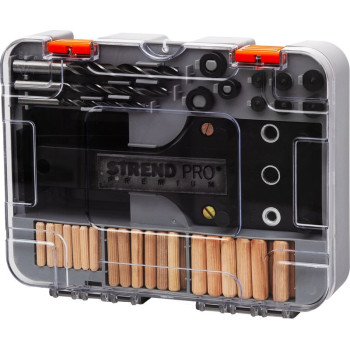 Набор Strend Pro Premium, для сверления отверстий под дюбельные соединения,  83 шт.