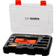 Strend Pro Premium set, for drilling holes for angled dowel joints, for carpenters, 55 pcs.