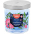 Свеча Bolsius Floral Fusion Peony and Blueberry, ароматическая, 80/72 мм, в стекле