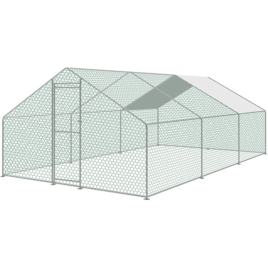 Курятник Strend Pro, для птицы, вольер, клетка, с крышей, 3x6x2 м