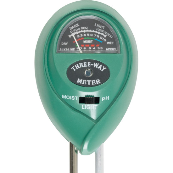 Strend Pro 3-in-1 soil properties meter, PH, moisture, light intensity, 26x6x4 mm, tester