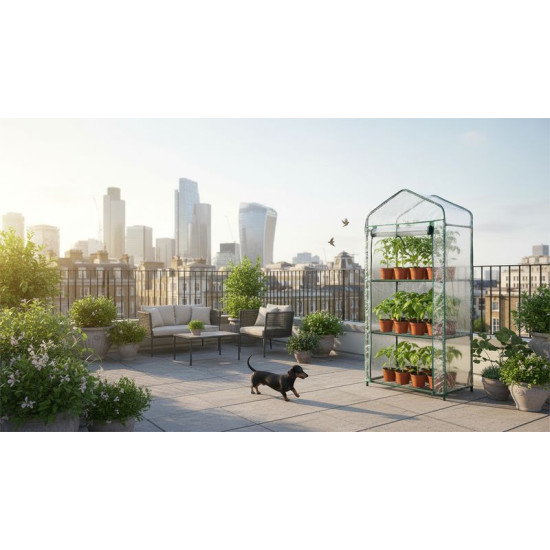 Strend Pro Greenhouse siltumnīca, folija, 598x390x1260 mm