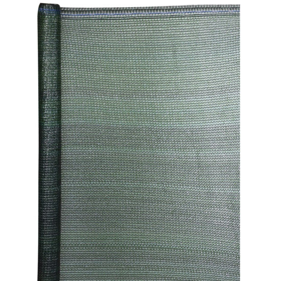 Ēnu audums HOBBY.NET 1.2x10 m, HDPE, UV, 80 g/m2, 85% zaļš