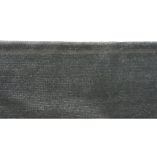 Fabric shading popular.net 1x50 m, HDPE, UV, 150 g/m2, 90% anthracite