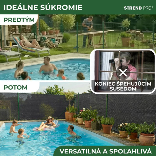 Затеняющая ткань POPULAR.NET 1,2х10 м, ПНД, УФ, 150 г/м2, 90% антрацит