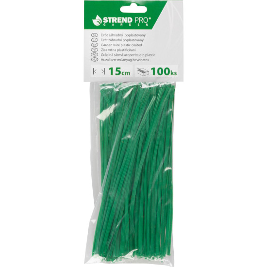 Bailing wire PVC coated 0,4x3,0mm L-150mm Strend Pro