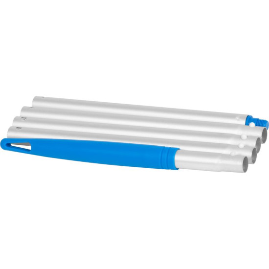 Ручка для чистки бассейна Strend Pro Bool Rod, Bool Net, Alu, 120 см, 18 мм, серебро