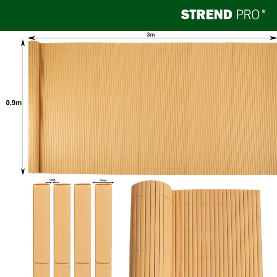 Plot Ence DF13, ПВХ 900 мм, L-3 м, бамбук, 1300 г/м2, УФ