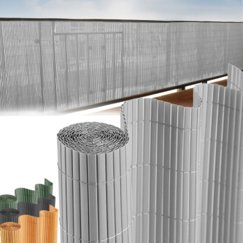 Забор Ence DF13, ПВХ 900 мм, L-3 м, светло-серый, 1300 г/м2, УФ Забор Ence DF13, ПВХ 900 мм, L-3 м, светло-серый, 1300 г/м2, УФ