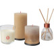 Komplekts Bolsius, Mājas saldās mājas, dāvana, 3 sveces + difuzors, aromātisks, vaniļa