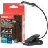 Лампа Strend Pro, для чтения книги, светодиодная, USB, 24 лм, 3 цветовых оттенка, диммируемая, перезаряжаемая