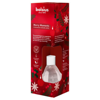 Bolsius True Glow difuzors, 60ml, Ābols/Kanēlis Bolsius True Glow difuzors, 60ml, Ābols/Kanēlis