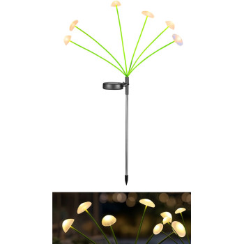 Lamp Strend Pro, 72 см, солнечная батарея, 6x светодиод, AA