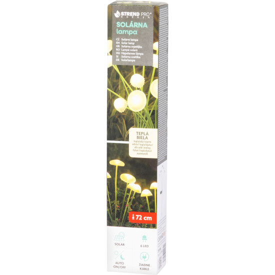 Lamp Strend Pro, 72 см, солнечная батарея, 6x светодиод, AA Lamp Strend Pro, 72 см, солнечная батарея, 6x светодиод, AA