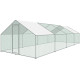 Chicken coop Strend Pro, for poultry, aviary, cage, with roof, 3x8x2 m Chicken coop Strend Pro, for poultry, aviary, cage, with roof, 3x8x2 m