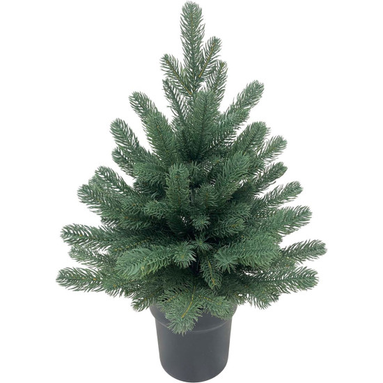 MagicHome Christmas Firian Christmas Tree, 3D, Fir Tree in a Pot, 60 cm