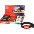 Headlamp Strend Pro Headlight, COB LED, 3xAAA, 6x4x1.8 cm, mix of colors (black, white, red), Sellbox 12 pcs