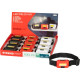 Headlamp Strend Pro Headlight, COB LED, 3xAAA, 6x4x1.8 cm, mix of colors (black, white, red), Sellbox 12 pcs Headlamp Strend Pro Headlight, COB LED, 3xAAA, 6x4x1.8 cm, mix of colors (black, white, red), Sellbox 12 pcs
