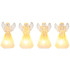 Angel MagicHome Ziemassvētki, plastmasa, motīvu maisījums, 1xLED silti balts, 6x5x11 cm, 3xLR44, iepakojums 4gab