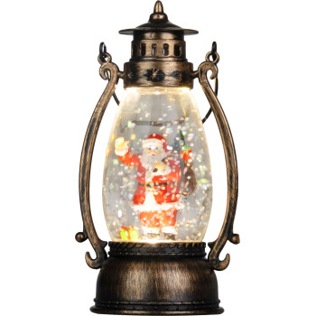 MagicHome Christmas Lantern, Santa, Plastic, 1xLED Warm White, 8x6.5x14 cm, 3xLR44