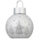 MagicHome Christmas Ball, Glass, Silver, 10xLED Warm White, 12x12x18 cm, 2xAA MagicHome Christmas Ball, Glass, Silver, 10xLED Warm White, 12x12x18 cm, 2xAA