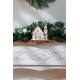MagicHome Christmas decoration, church, wood, 6xLED warm white, 15x17x18.5 cm, 2xAAA MagicHome Christmas decoration, church, wood, 6xLED warm white, 15x17x18.5 cm, 2xAAA