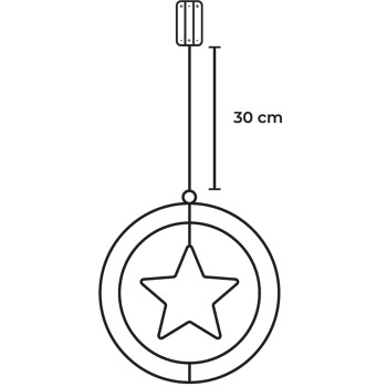 MagicHome Christmas decoration, star, plastic, 80xLED warm white, 32.5x36 cm, 3xAA MagicHome Christmas decoration, star, plastic, 80xLED warm white, 32.5x36 cm, 3xAA