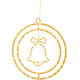 MagicHome Christmas decoration, bell, plastic, 80xLED warm white, 32.5x36 cm, 3xAA MagicHome Christmas decoration, bell, plastic, 80xLED warm white, 32.5x36 cm, 3xAA
