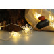 MagicHome Christmas Chain, Flakes, PVC, 15xLED Warm White, 1.4 m + 0.3 m, 2xAA MagicHome Christmas Chain, Flakes, PVC, 15xLED Warm White, 1.4 m + 0.3 m, 2xAA