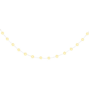 MagicHome Christmas Chain, Flakes, PVC, 15xLED Warm White, 1.4 m + 0.3 m, 2xAA