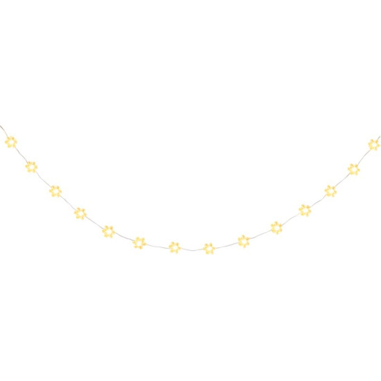 MagicHome Christmas Chain, Flakes, PVC, 15xLED Warm White, 1.4 m + 0.3 m, 2xAA MagicHome Christmas Chain, Flakes, PVC, 15xLED Warm White, 1.4 m + 0.3 m, 2xAA