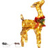 MagicHome Christmas decoration, deer/deer, metal/twine, 80xLED warm white, 0.6 m