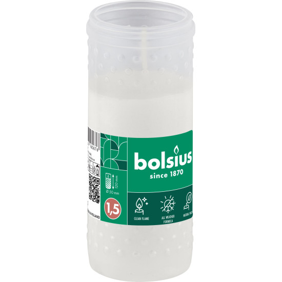 Parafīns Bolsius Gravelight RP15, 34 h, 107 g, 50x120 mm