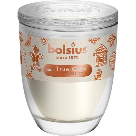 Bolsius Starlight Nougat candle, cream, in glass, 48 hours, 100x120 mm Bolsius Starlight Nougat candle, cream, in glass, 48 hours, 100x120 mm