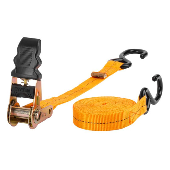 Стяжка Strend Pro TR-708, ремень с храповым механизмом, 25 мм, L-4,5 м, макс. 500 кг