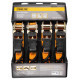 Стяжка Strend Pro TRS-718, ремень с храповым механизмом, 25 мм, L-4,5 м, макс. 500 кг, 4 шт.