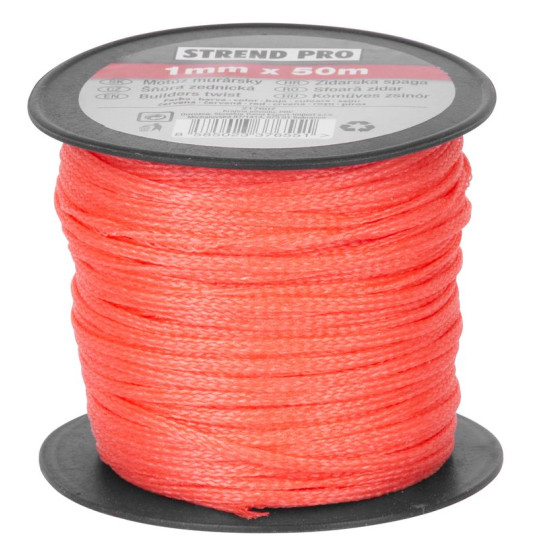 Builders twist Strend Pro sarkans, 2,0 mm, 50 m