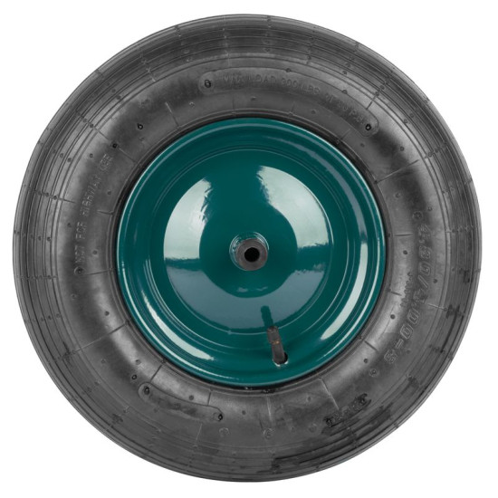 Ritenis ķerrai WBw 12, ķerrai, 12 mm, plastmasas vāciņš Ritenis ķerrai WBw 12, ķerrai, 12 mm, plastmasas vāciņš