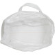 BigBag TSF2, 68x35x46 cm, PP, 2 ears, white, drawstring bag, flat bottom, max. 100 kg, garden