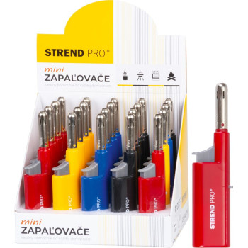 Зажигалка Strend Pro, MINI, 4 цвета, упк. 20 шт.